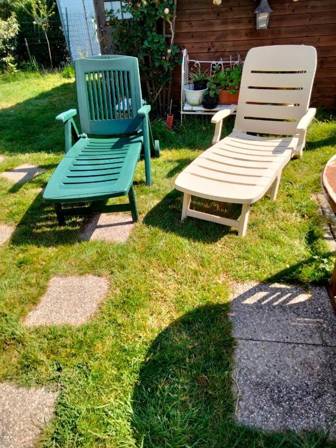 Mer A Pied Vrai Lit Linge Fourni Jardin 布雷蒂诺斯梅尔 外观 照片